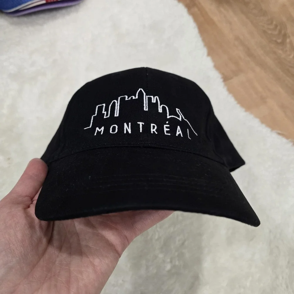 Ensenada Baja Mexico Whale Souvenir‎ Baseball Cap Hat - Black - Embroidered